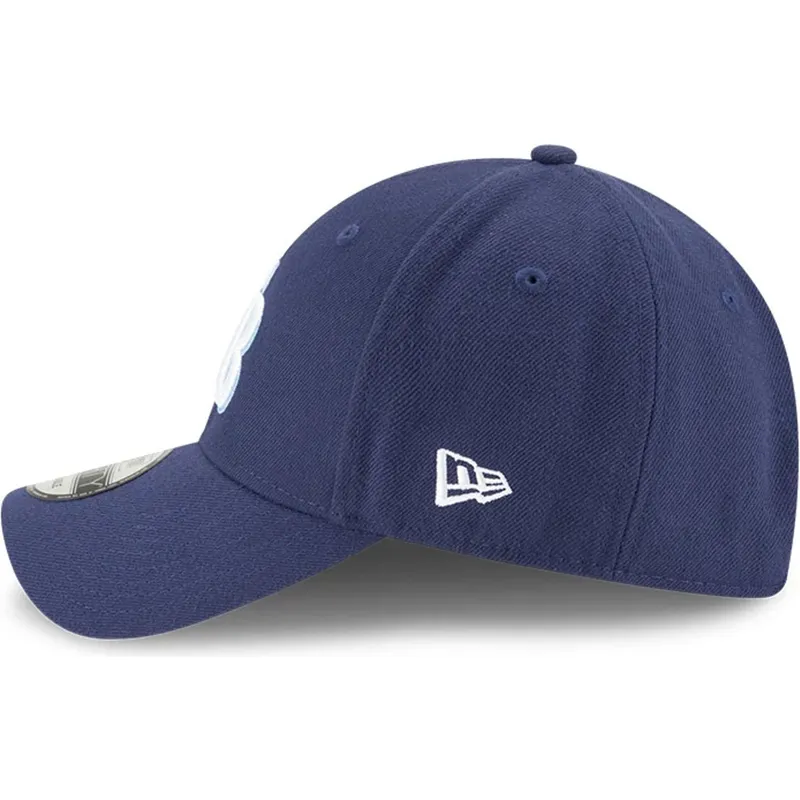 kepure-islenkta-tamsiai-melyna-reguliuojamas-9forty-the-league-tampa-bay-rays-mlb-new-era