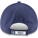 kepure-islenkta-tamsiai-melyna-reguliuojamas-9forty-the-league-tampa-bay-rays-mlb-new-era