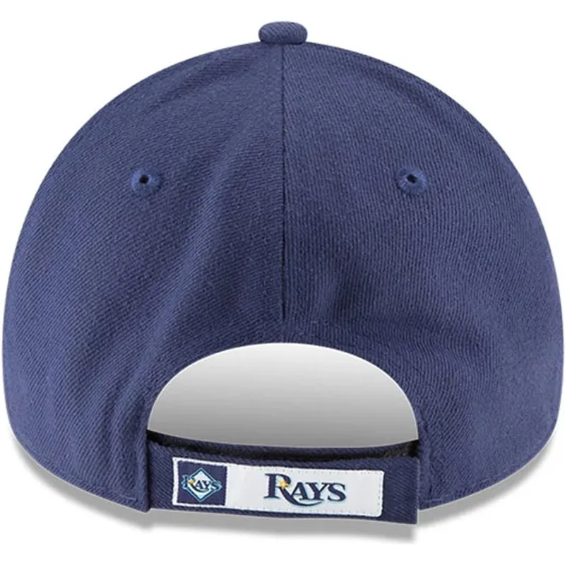 kepure-islenkta-tamsiai-melyna-reguliuojamas-9forty-the-league-tampa-bay-rays-mlb-new-era