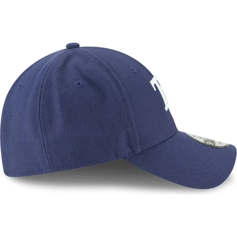 kepure-islenkta-tamsiai-melyna-reguliuojamas-9forty-the-league-tampa-bay-rays-mlb-new-era