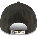 kepure-islenkta-juoda-reguliuojamas-9forty-the-league-pittsburgh-pirates-mlb-new-era