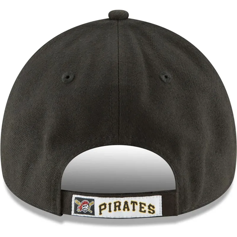 kepure-islenkta-juoda-reguliuojamas-9forty-the-league-pittsburgh-pirates-mlb-new-era