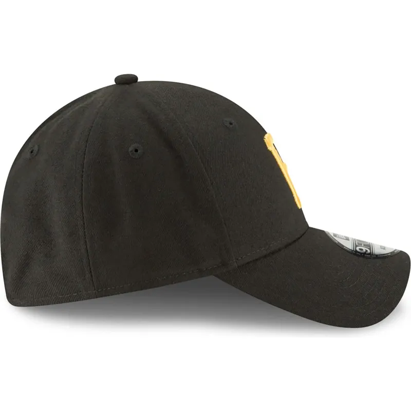 kepure-islenkta-juoda-reguliuojamas-9forty-the-league-pittsburgh-pirates-mlb-new-era