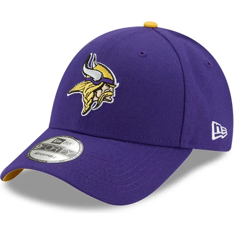 kepure-islenkta-violetine-reguliuojamas-9forty-the-league-minnesota-vikings-nfl-new-era