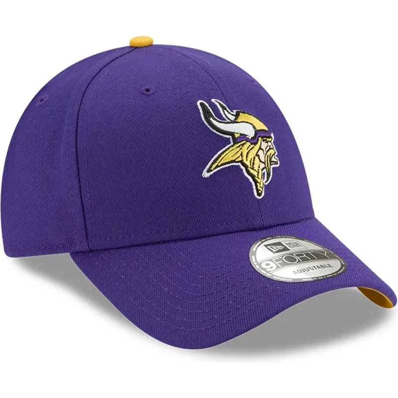 kepure-islenkta-violetine-reguliuojamas-9forty-the-league-minnesota-vikings-nfl-new-era