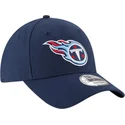 cap-islenkta-navy-blue-adjustable-strap-9forty-the-league-tennessee-titans-nfl-new-era