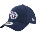 cap-islenkta-navy-blue-adjustable-strap-9forty-the-league-tennessee-titans-nfl-new-era