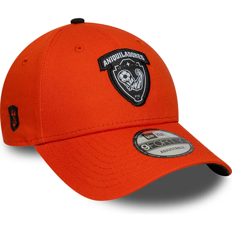 cap-islenkta-orange-adjustable-strap-9forty-core-aniquiladores-fc-kings-league-new-era