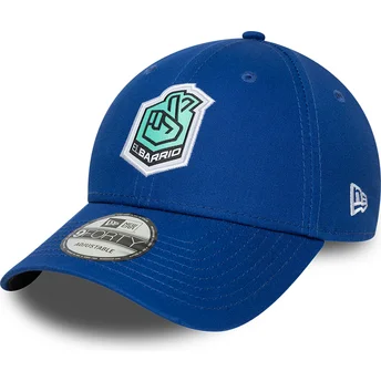 Kepurė išlenkta mėlyna reguliuojama juostelė 9FORTY Core El Barrio Kings League New Era