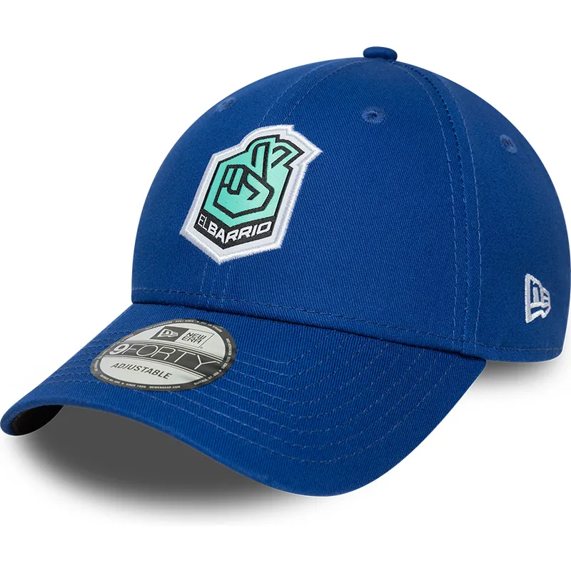 cap-islenkta-blue-adjustable-strap-9forty-core-el-barrio-kings-league-new-era cap-islenkta-blue-adjustable-strap-9forty-core-el-barrio-kings-league-new-era