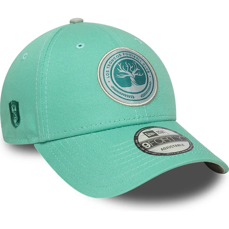 cap-islenkta-green-adjustable-strap-9forty-core-los-troncos-fc-kings-league-new-era