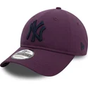 kepure-islenkta-violetine-reguliuojamas-9twenty-league-essential-new-york-yankees-mlb-new-era