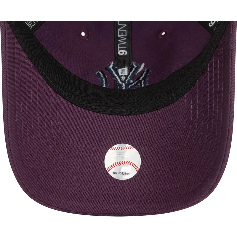 kepure-islenkta-violetine-reguliuojamas-9twenty-league-essential-new-york-yankees-mlb-new-era