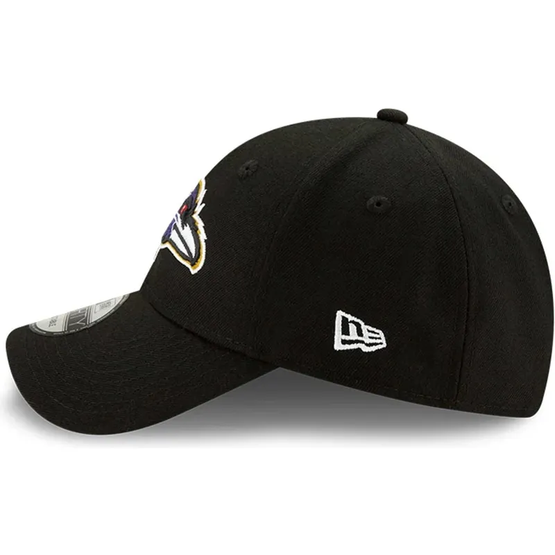 kepure-islenkta-juoda-reguliuojamas-9forty-the-league-baltimore-ravens-nfl-new-era