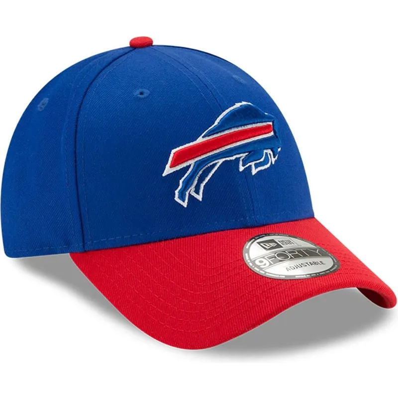 kepure-islenkta-melyna-reguliuojamas-9forty-the-league-buffalo-bills-nfl-new-era