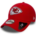 kepure-islenkta-raudona-reguliuojama-juostele-9forty-the-league-kansas-city-chiefs-nfl-new-era