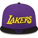 new-era-flat-brim-9fifty-statement-los-angeles-lakers-nba-purple-and-black-snapback-cap