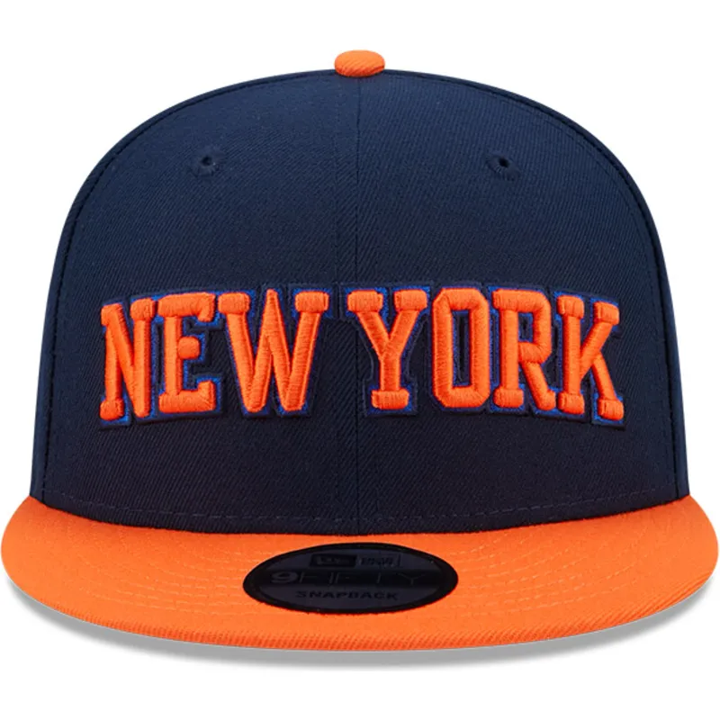 granatowo-pomaranczowa-plaska-czapka-snapback-9fifty-statement-new-york-knicks-nba-new-era