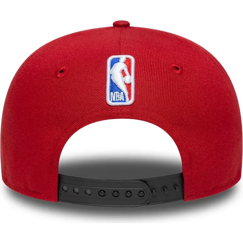 czerwona-plaska-czapka-snapback-9fifty-statement-miami-heat-nba-new-era