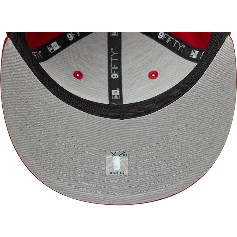kepure-plokscia-raudona-snapback-9fifty-statement-miami-heat-nba-new-era