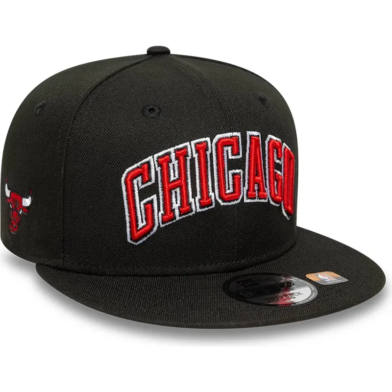 cap-plokscia-black-snapback-9fifty-statement-chicago-bulls-nba-new-era cap-plokscia-black-snapback-9fifty-statement-chicago-bulls-nba-new-era