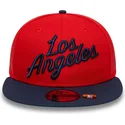 kepure-plokscia-raudona-snapback-9fifty-statement-los-angeles-clippers-nba-new-era