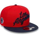 kepure-plokscia-raudona-snapback-9fifty-statement-los-angeles-clippers-nba-new-era
