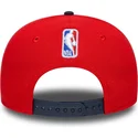 czerwono-granatowa-plaska-czapka-snapback-9fifty-statement-los-angeles-clippers-nba-new-era
