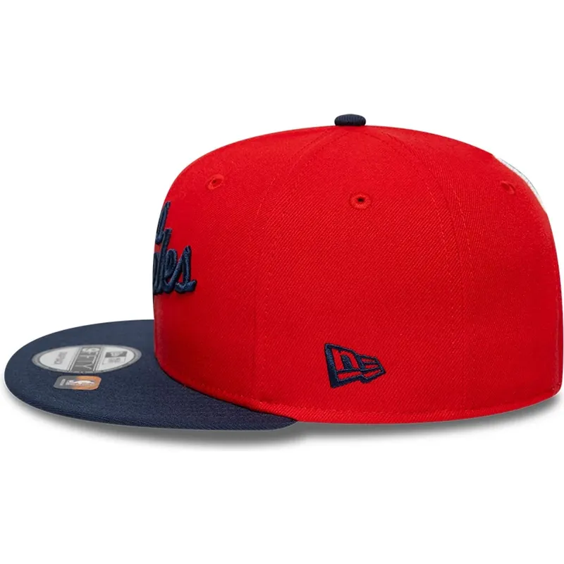 kepure-plokscia-raudona-snapback-9fifty-statement-los-angeles-clippers-nba-new-era