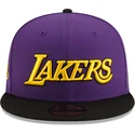 czapka-plaska-fioletowa-i-czarna-dopasowana-59fifty-statement-los-angeles-lakers-nba-new-era
