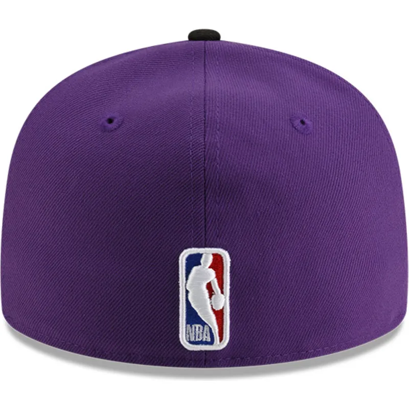 czapka-plaska-fioletowa-i-czarna-dopasowana-59fifty-statement-los-angeles-lakers-nba-new-era