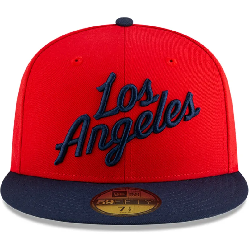czerwona-i-granatowa-dopasowana-czapka-z-daszkiem-59fifty-statement-los-angeles-clippers-nba-new-era