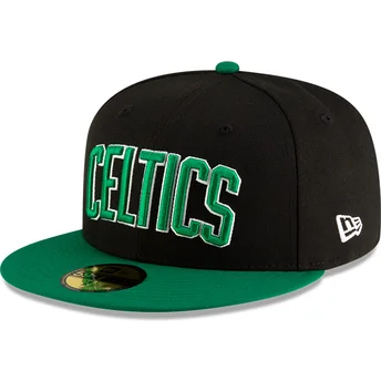 Kepurė plokščia juoda priglundanti 59FIFTY Statement Boston Celtics NBA New Era