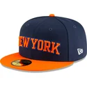 granatowo-pomaranczowa-plaska-czapka-dopasowana-59fifty-statement-new-york-knicks-nba-new-era