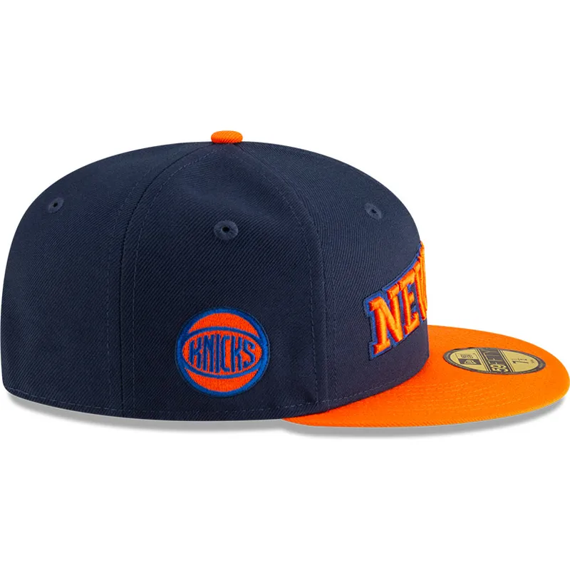 granatowo-pomaranczowa-dopasowana-czapka-z-daszkiem-59fifty-statement-new-york-knicks-nba-new-era