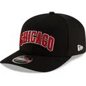 kepure-islenkta-juoda-snapback-9seventy-statement-stretch-snap-chicago-bulls-nba-new-era