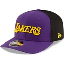kepure-islenkta-violetine-snapback-9seventy-statement-stretch-snap-los-angeles-lakers-nba-new-era