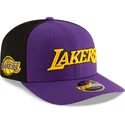 kepure-islenkta-violetine-snapback-9seventy-statement-stretch-snap-los-angeles-lakers-nba-new-era