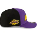 kepure-islenkta-violetine-snapback-9seventy-statement-stretch-snap-los-angeles-lakers-nba-new-era