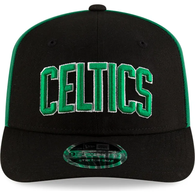 kepure-islenkta-juoda-snapback-9seventy-statement-stretch-snap-boston-celtics-nba-new-era