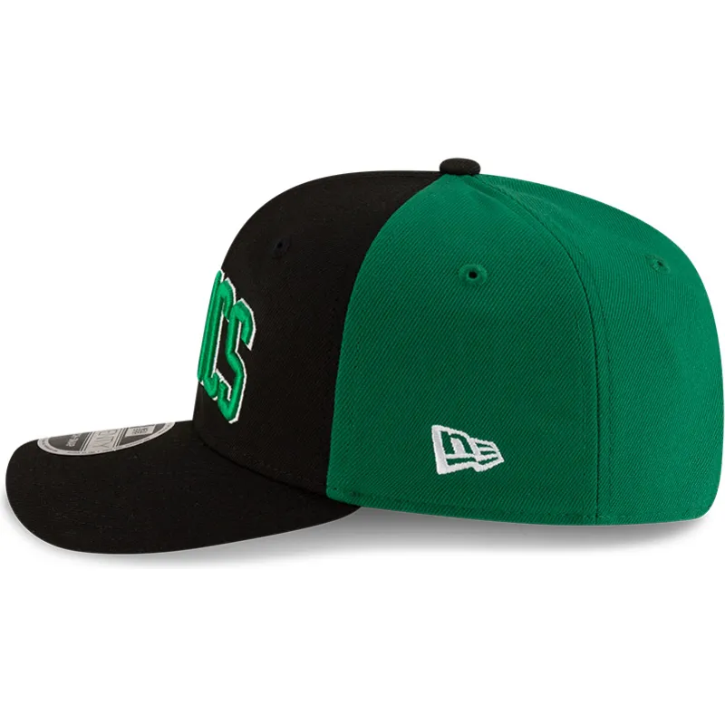 kepure-islenkta-juoda-snapback-9seventy-statement-stretch-snap-boston-celtics-nba-new-era