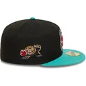 kepure-plokscia-juoda-priglundantis-59fifty-classic-memphis-grizzlies-nba-new-era