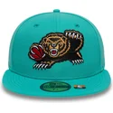 kepure-plokscia-zalia-priglundantis-59fifty-classic-memphis-grizzlies-nba-new-era