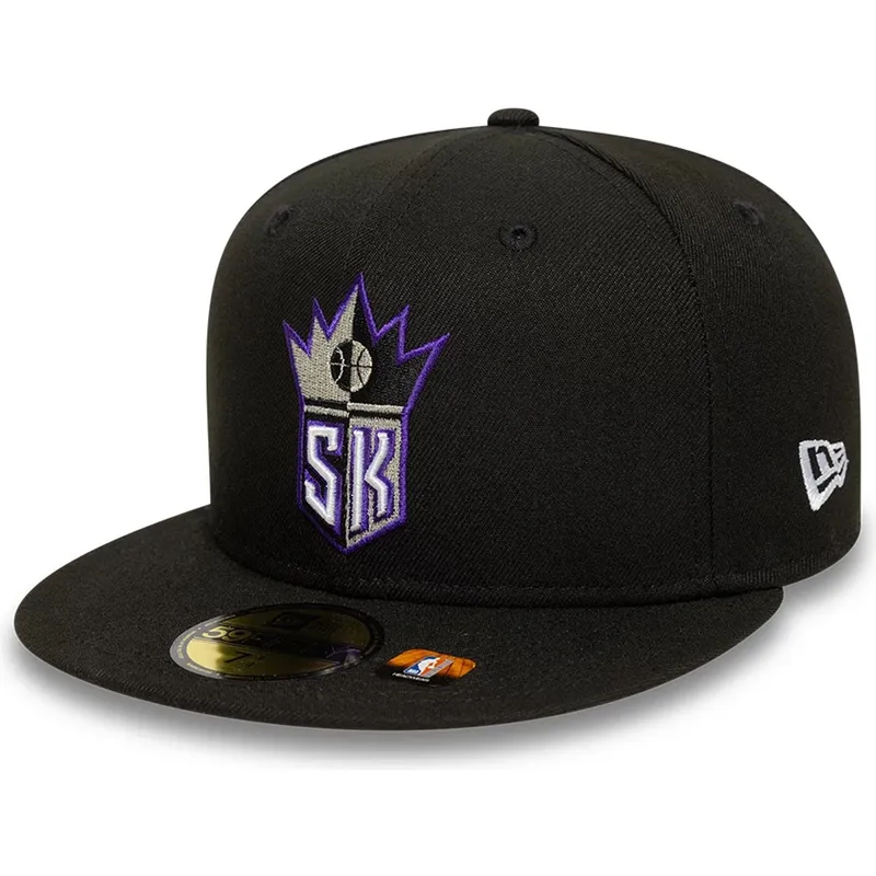 kepure-plokscia-juoda-priglundantis-59fifty-classic-sacramento-kings-nba-new-era