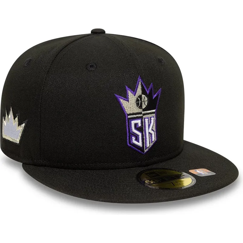 kepure-plokscia-juoda-priglundantis-59fifty-classic-sacramento-kings-nba-new-era