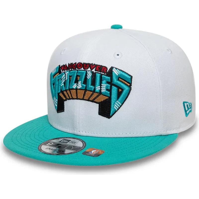 bialo-zielona-plaska-czapka-snapback-9fifty-classic-memphis-grizzlies-nba-new-era