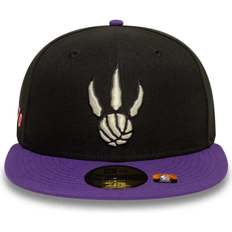 cap-plokscia-black-ajustada-59fifty-classic-toronto-raptors-nba-new-era