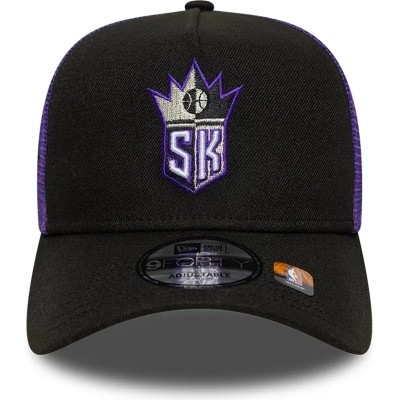 czapka-trucker-czarno-fioletowa-a-frame-classic-sacramento-kings-nba-new-era