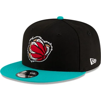 New Era Flat Brim 9FIFTY Classic Memphis Grizzlies NBA Black and Green Snapback Cap