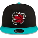 kepure-plokscia-juoda-snapback-9fifty-classic-memphis-grizzlies-nba-new-era